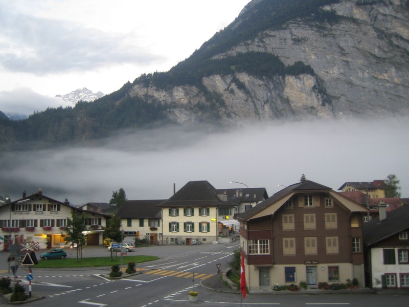 Nebel über Innertkirchen